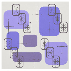 Tela Indigo moderno de mediados de siglo