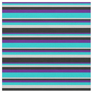 Tela Índigo, turquesa oscuro, gris claro y color negro