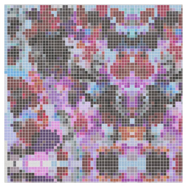 Tela Inkblot of the Purpinklue Squared (De cerca)