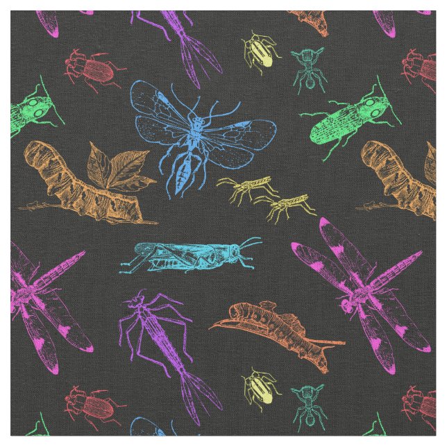 Tela ¡Insectos! (De cerca)