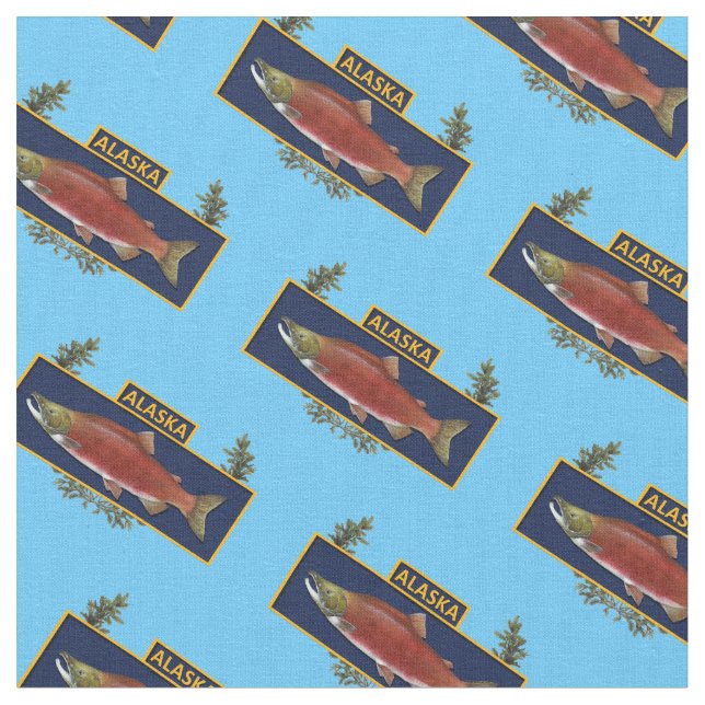 Tela Insignia de pescador de combate Alaska (De cerca)