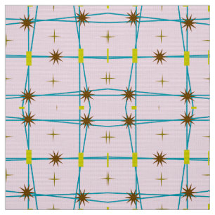 Tela Inspiración retro a mediados de siglo en la cosec