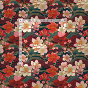 tela inspirada en el kimono japonés