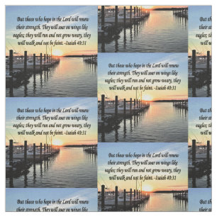 TELA INSPIRING ISAIAH 30:31 SUNSET