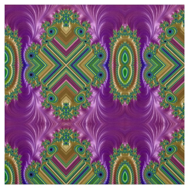 Tela ¡INUSUAL! ~ Naranja azul verde rosa 3D (Retal)