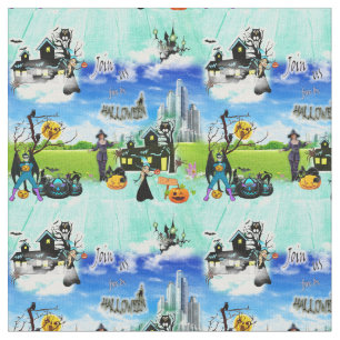 Tela Invitación a Halloween de verano Fantasy