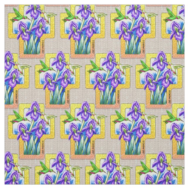 Tela Iris Cross Christian Fabric (Retal)