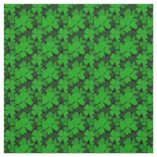 Tela Irlanda Shamrock, trébol de 4 hojas, verde irland