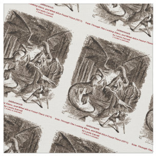 Tela Jabberwock de Lewis Carroll a través del espejo