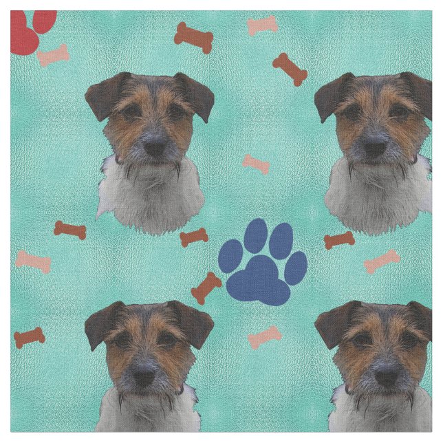 Tela Jack Russell Terrier Art (De cerca)