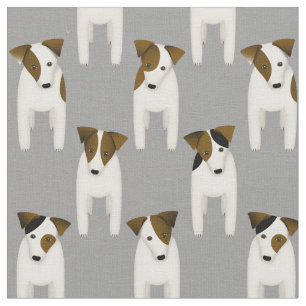 Tela Jack Russell Terriers buenos perros esperando