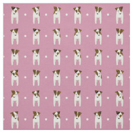 Tela Jack Russell Terriers clavija puntos polvorientos