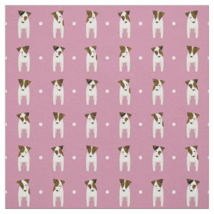 Tela Jack Russell Terriers clavija puntos polvorientos 