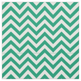 Tela Jade Green, LG blanco Chevron ZigZag Patrón 12I