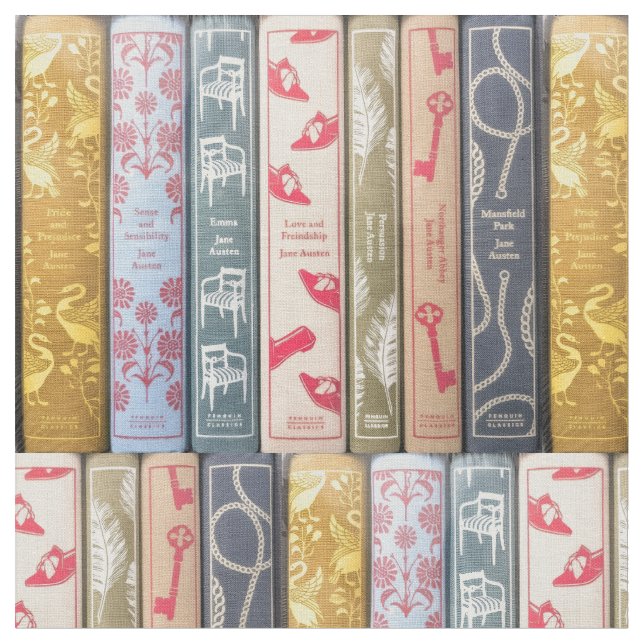 Tela Jane Austen's books (De cerca)