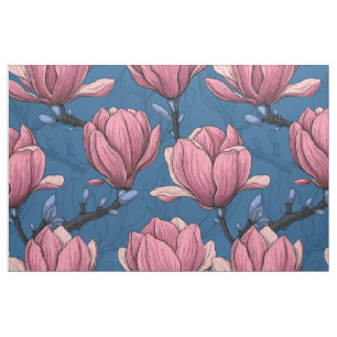 Tela Jardín de Magnolia
