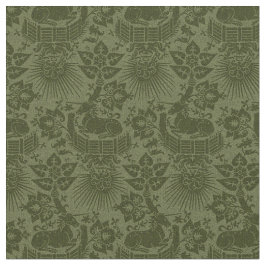 Tela Jardín de Unicornio Renacentista a Escala Doll, Ve