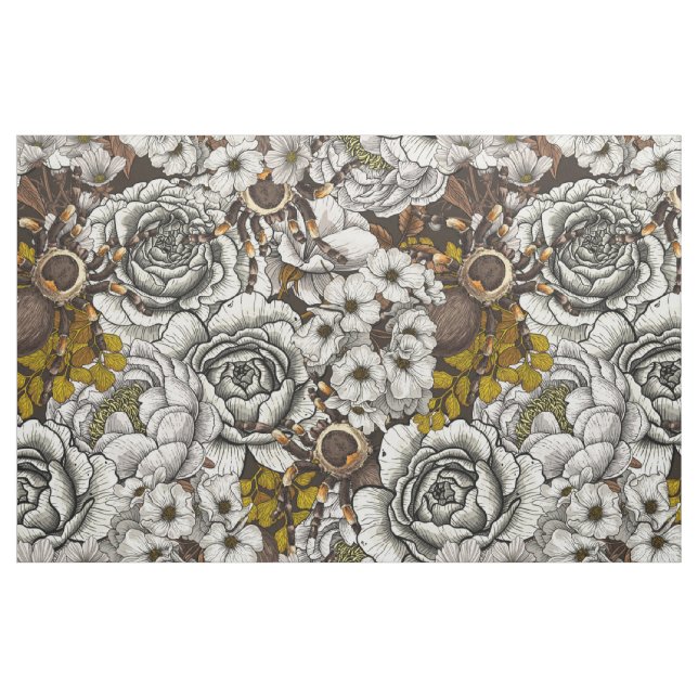 Tela Jardín Tarantula 2 ("Cuarto gordo" (fat quarter))