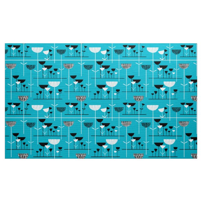 Tela Jazz moderno - Aqua Blue 00b2ca (Yarda)