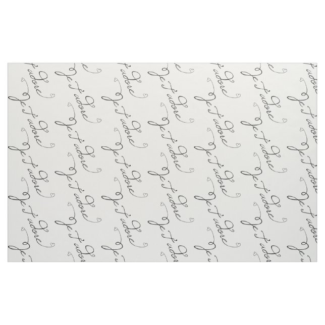 Tela Je T adore (Yarda)