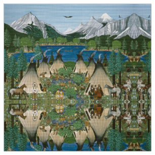 Tela Jefe Joseph y la Perce de los Nez