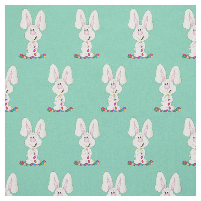 Tela Jellybean conejito de Pascua| Fondo modificable (Retal)