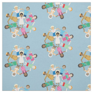 Tela Jesús ama a los niños pequeños