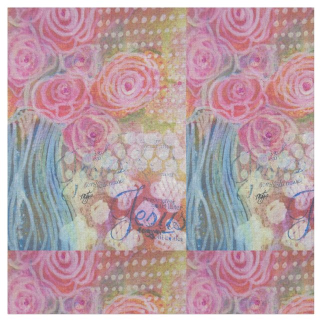 Tela Jesús disfruta (De cerca)