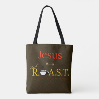 Tela Jesús es mi bolso de té oscuro