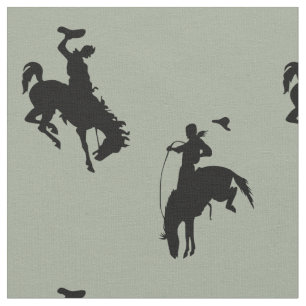 Tela Jinete Bucking del Bronc del caballo del vaquero