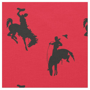 Tela Jinete Bucking del Bronc del caballo del vaquero