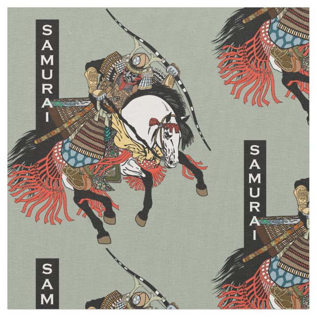 Tela Jinete samurai japonés (De cerca)