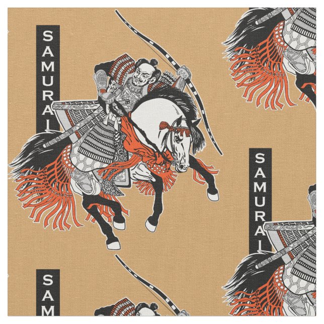 Tela Jinete samurai japonés (De cerca)