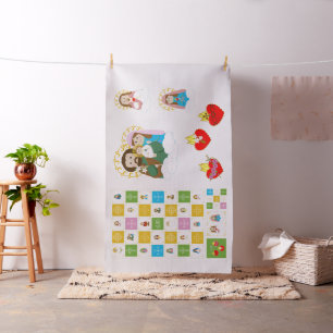 Tela +JMJ+ Cute Saint Baby Quilt Squares y Dolls