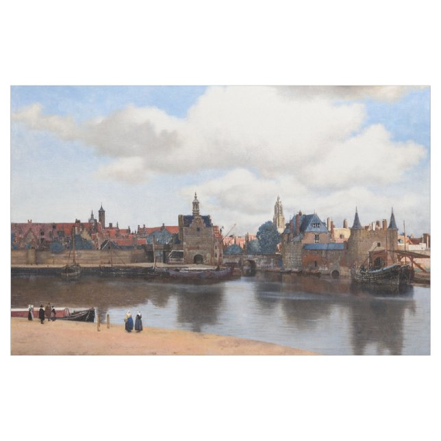 Tela Johannes Vermeer - Vista de Delft (Yarda)