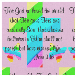TELA JOHN 3:16 FABRIC
