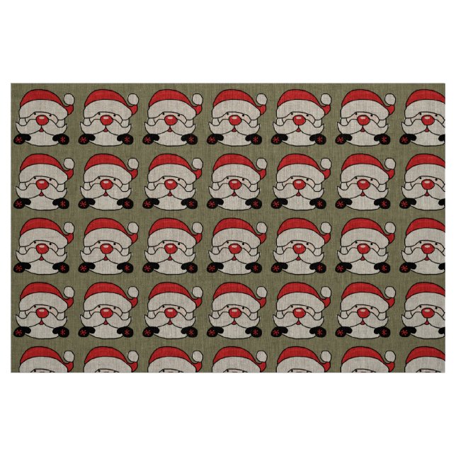 Tela Jolly Santa ("Cuarto gordo" (fat quarter))