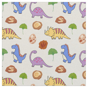 Tela Joy Jurassic Dinosaurs Fabric