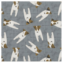 Tela JRT Perros de Jack Russell cruzamos cualquier colo