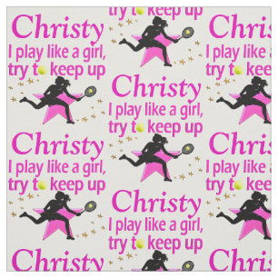 TELA JUEGO COMO UN TEJIDO DE TENIS PERSONALIZADO CHICA