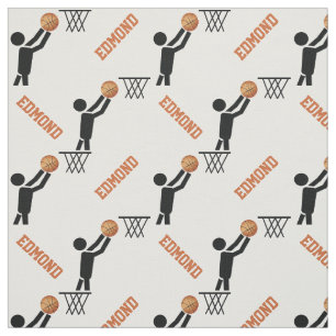 Tela Jugador de baloncesto y tu nombre personalizado