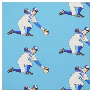 Tela Jugador de béisbol con su nombre o monograma