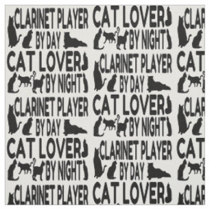 Tela Jugador de Clarinet de Cat Lover