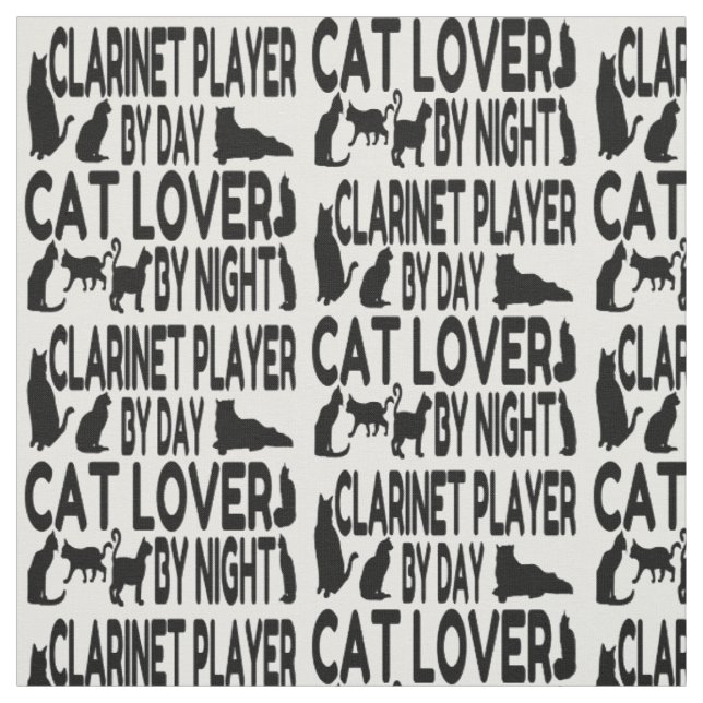 Tela Jugador de Clarinet de Cat Lover (Retal)