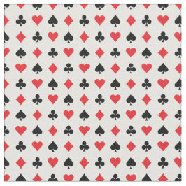 Tela Jugador de tarjetas Diamantes Clubes Spades Red Bl