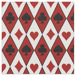 Tela Jugar al juego de cartas en rojo y blanco