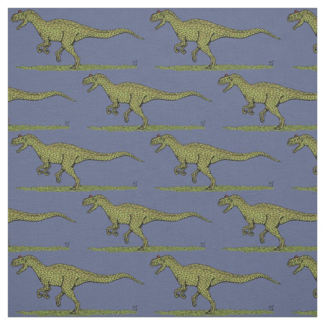 Tela Jurásico Dinosaurio Allosauro (Retal)