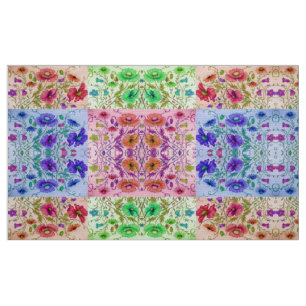 Tela Kaleidoscopio floral