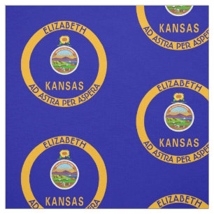Tela Kansas la bandera personalizada estado del girasol
