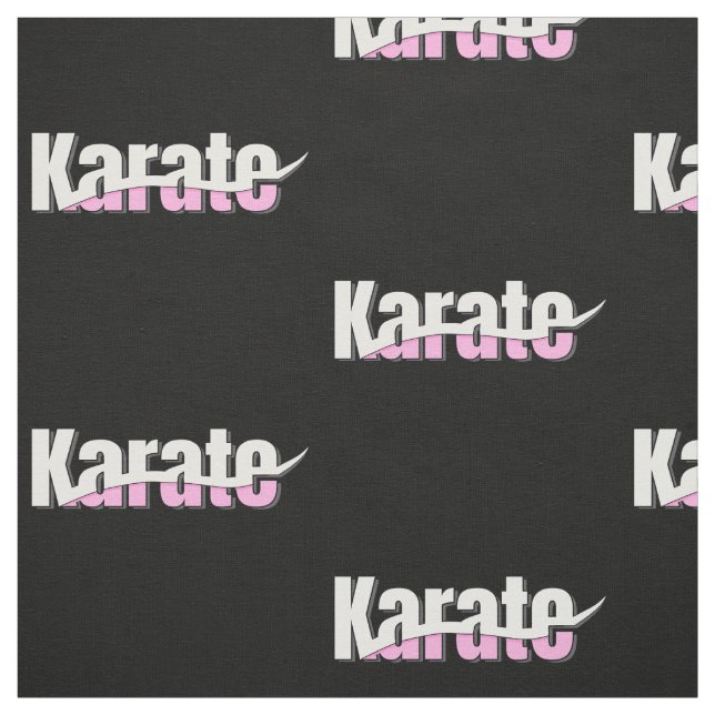Tela Karate Martial Arts Girly Pink (Retal)
